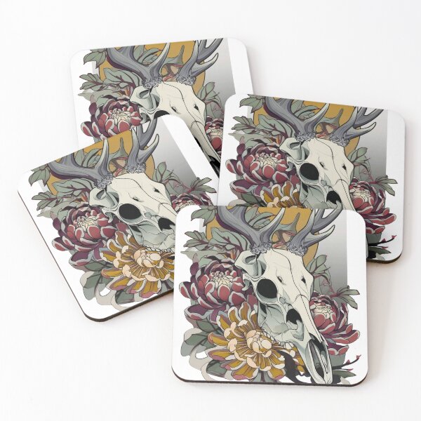 Item preview, Cow skull tattoo art designed and sold by MendaciousMina.