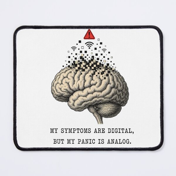 Item preview, Digital Symptoms, Analog Panic designed and sold by Ravendge.