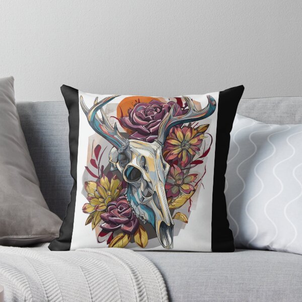 Item preview, Cow skull tattoo art designed and sold by MendaciousMina.