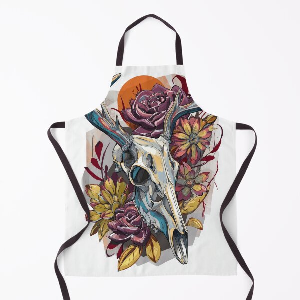 Item preview, Cow skull tattoo art designed and sold by MendaciousMina.