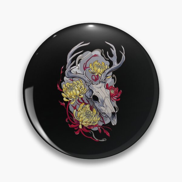 Item preview, Cow skull tattoo art designed and sold by MendaciousMina.
