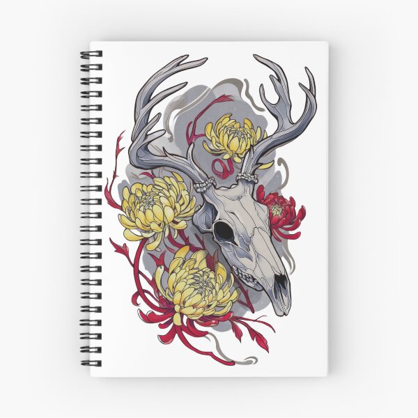 Item preview, Cow skull tattoo art designed and sold by MendaciousMina.
