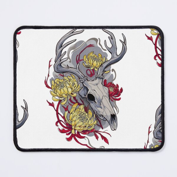 Item preview, Cow skull tattoo art designed and sold by MendaciousMina.