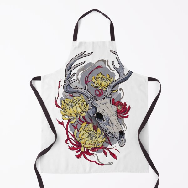Item preview, Cow skull tattoo art designed and sold by MendaciousMina.