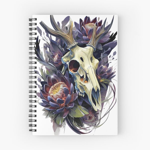 Item preview, Cow skull tattoo art designed and sold by MendaciousMina.