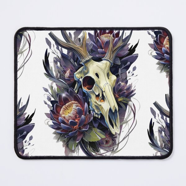 Item preview, Cow skull tattoo art designed and sold by MendaciousMina.