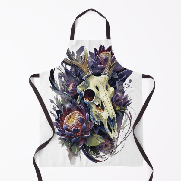 Item preview, Cow skull tattoo art designed and sold by MendaciousMina.