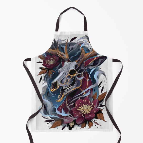 Item preview, Cow skull tattoo art designed and sold by MendaciousMina.