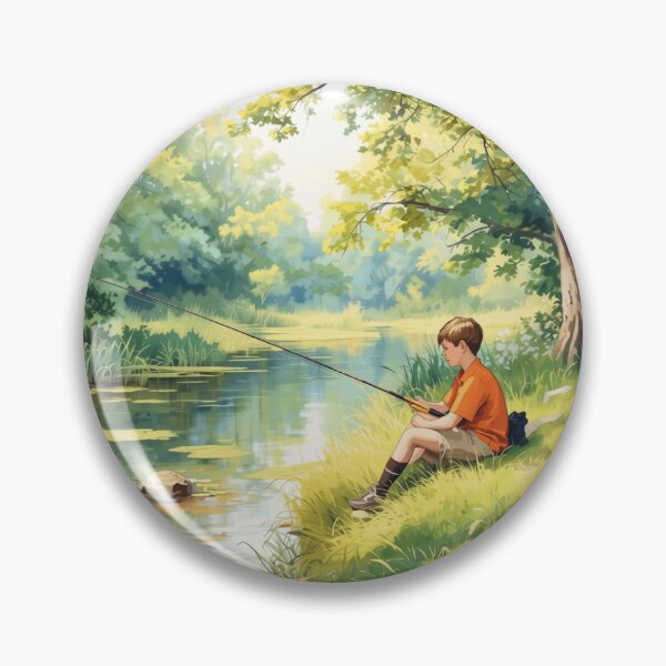 Item preview, Take A Boy Fishing designed and sold by CampfireSupplyCo.