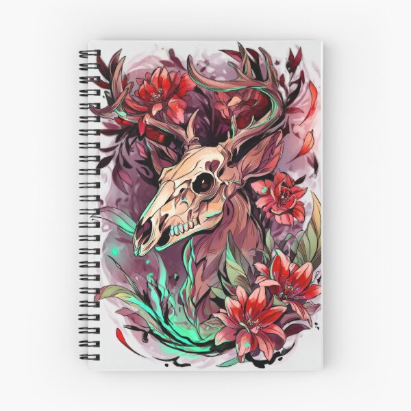 Item preview, Cow skull tattoo art designed and sold by MendaciousMina.