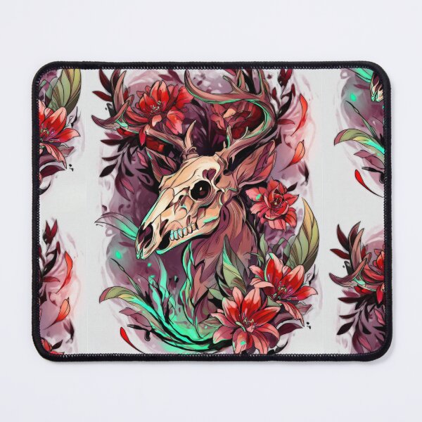 Item preview, Cow skull tattoo art designed and sold by MendaciousMina.