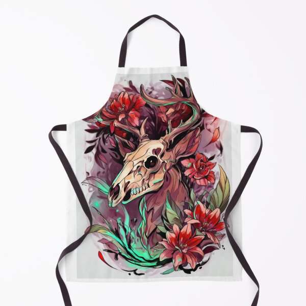Item preview, Cow skull tattoo art designed and sold by MendaciousMina.