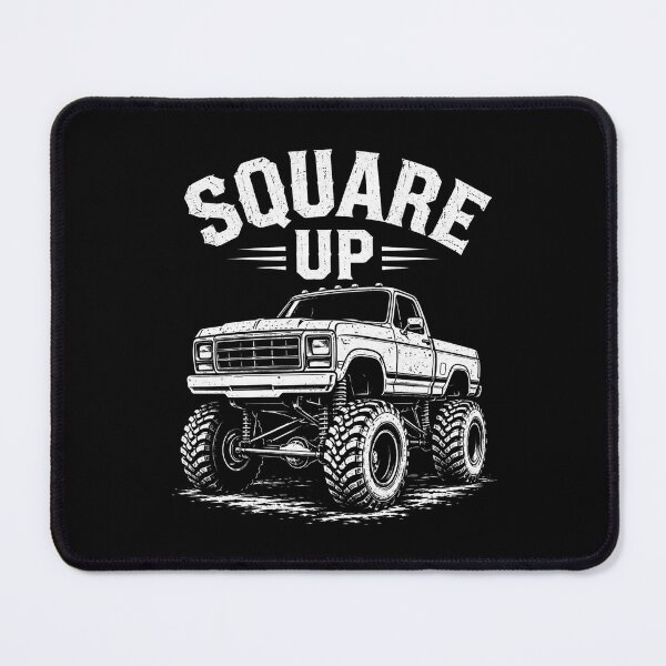 Item preview, Square Up Lifted Truck Classic 4x4 Pickup designed and sold by DemureArtsy.