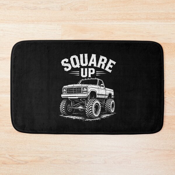 Item preview, Square Up Lifted Truck Classic 4x4 Pickup designed and sold by DemureArtsy.
