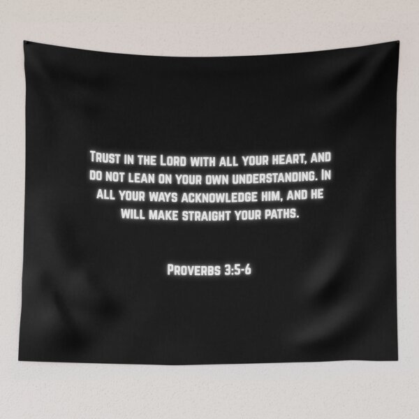 Item preview, Trust In The Lord Proverbs 3 5 6 designed and sold by Drami21.