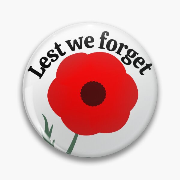 Item preview, Remembrance Day Lest We Forget Poppy  designed and sold by JosTees96.