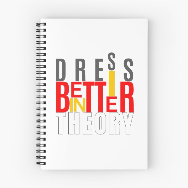 Item preview, Dress Better In Theory | Funny Typography Design designed and sold by Waldero.