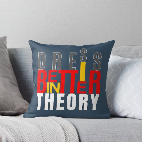 Item preview, Dress Better In Theory | Funny Typography Design designed and sold by Waldero.