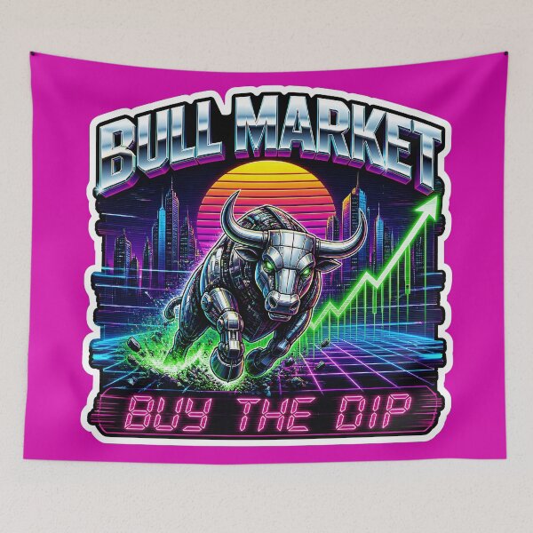 Item preview, Retro Bull Market Stock Investing designed and sold by Bal Drops.