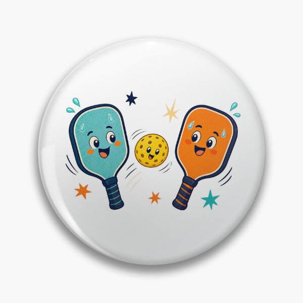 Item preview, Friendly Pickleball Paddle Cartoon designed and sold by Tatsed.