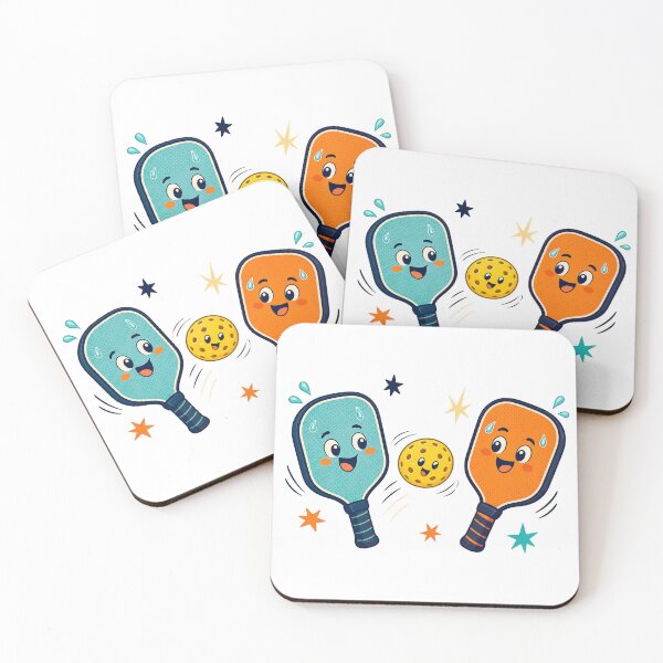Item preview, Friendly Pickleball Paddle Cartoon designed and sold by Tatsed.