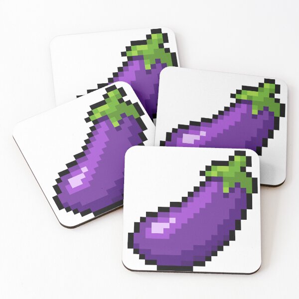 Item preview, Pixel Eggplant designed and sold by Loading----.