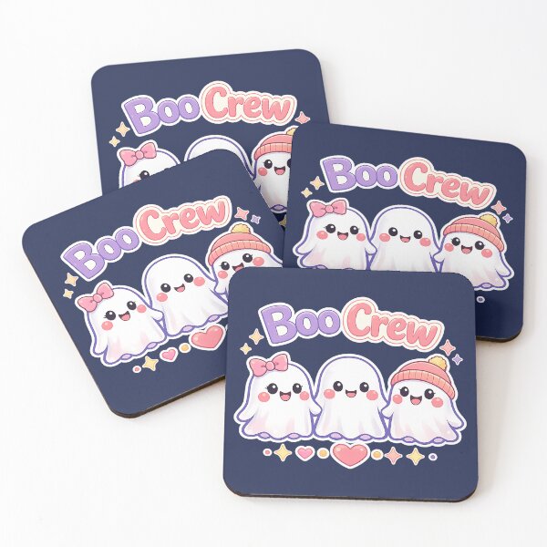 Item preview, Boo Crew – Cute Pastel Halloween Ghosts designed and sold by DesignHouse07.