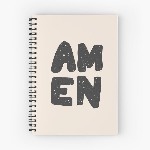 Item preview, Amen: Minimalistic Boho Christian Bible Study Art designed and sold by oneofthesedayys.