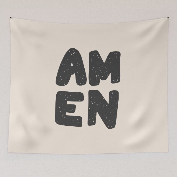 Item preview, Amen: Minimalistic Boho Christian Bible Study Art designed and sold by oneofthesedayys.