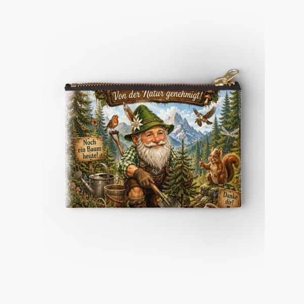 Item preview, Forest Ranger Gnome – Nature Approved Funny Bavarian Forest Design designed and sold by Alpine-Ink.
