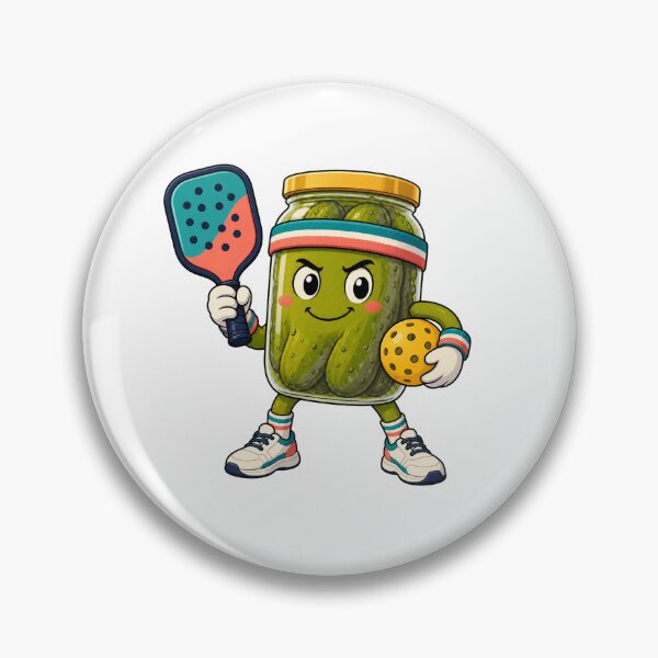 Item preview, Funny Pickleball Pickle Cartoon designed and sold by Tatsed.