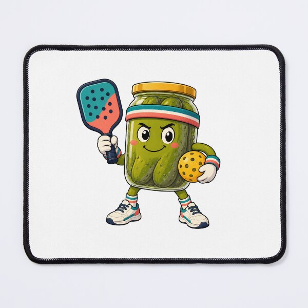 Item preview, Funny Pickleball Pickle Cartoon designed and sold by Tatsed.