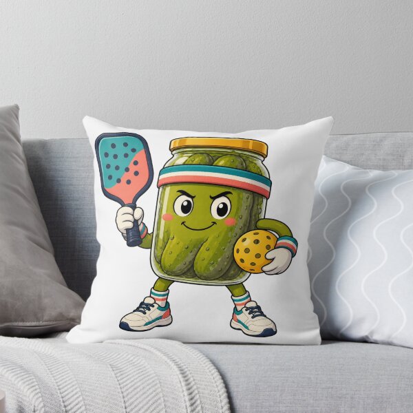 Item preview, Funny Pickleball Pickle Cartoon designed and sold by Tatsed.