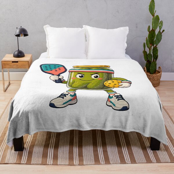 Item preview, Funny Pickleball Pickle Cartoon designed and sold by Tatsed.