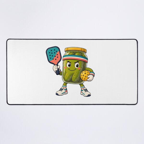 Item preview, Funny Pickleball Pickle Cartoon designed and sold by Tatsed.