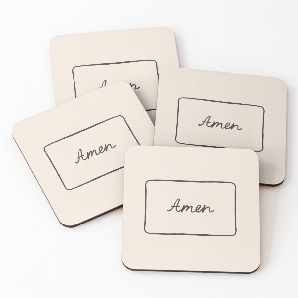 Item preview, Amen: Minimalistic Christian Bible Study Decor designed and sold by oneofthesedayys.