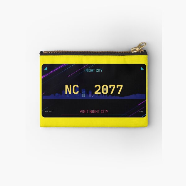 Item preview, Night City 2077 License Plate designed and sold by Dimensionality.