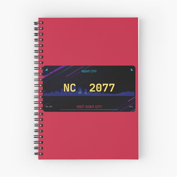 Item preview, Night City 2077 License Plate designed and sold by Dimensionality.