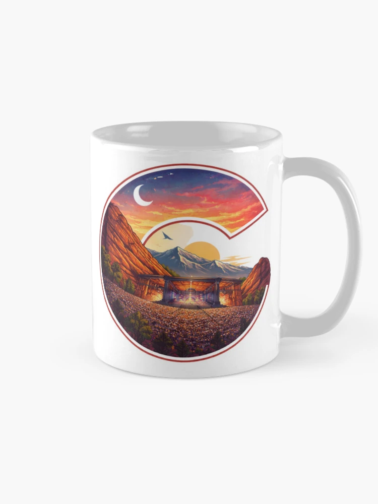 Thumbnail 3 of 6, Coffee Mug, Red Rocks Amphitheater Colorado designed and sold by Quoted Threadz.