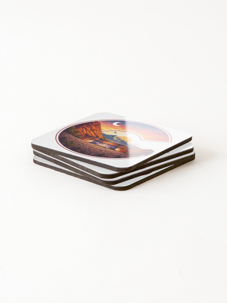 Thumbnail 4 of 5, Coasters (Set of 4), Red Rocks Amphitheater Colorado designed and sold by Entangle2.