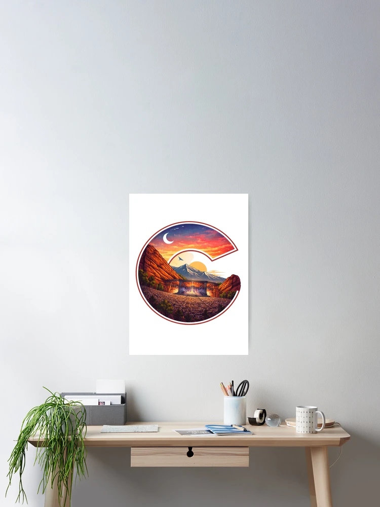Thumbnail 2 von 3, Poster, Red Rocks Amphitheater Colorado designt und verkauft von Quoted Threadz.