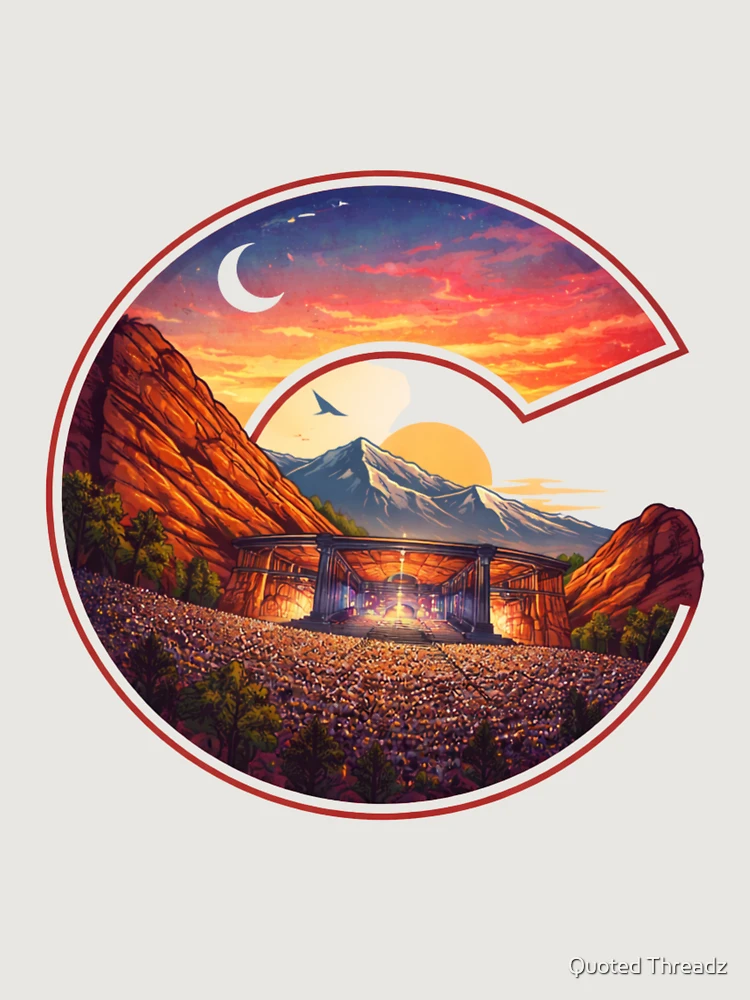 Thumbnail 6 of 6, Premium Oversized Sweatshirt, Red Rocks Amphitheater Colorado designed and sold by Quoted Threadz.