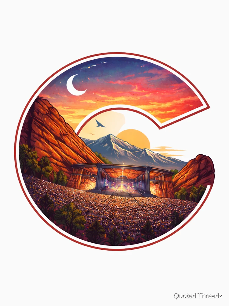 Thumbnail 6 of 6, Pullover Hoodie, Red Rocks Amphitheater Colorado designed and sold by Quoted Threadz.