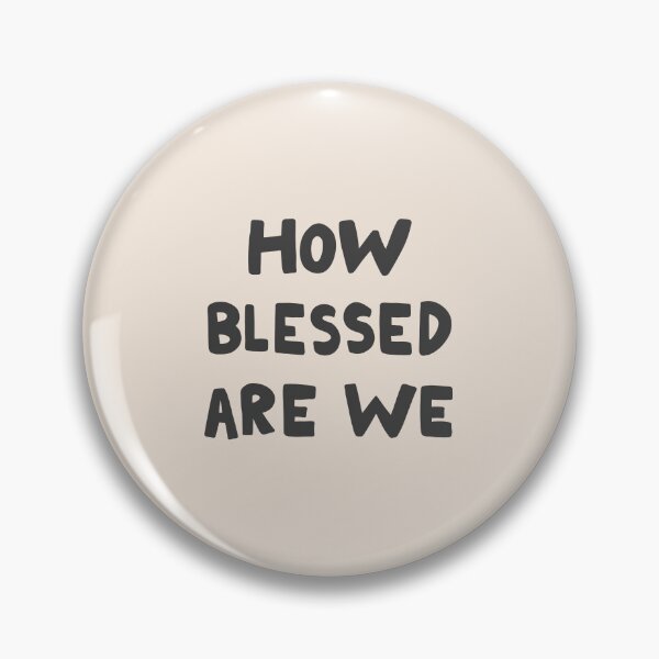 Item preview, How Blessed Are We: Minimalistic Christian Bible Study Typography Art designed and sold by oneofthesedayys.