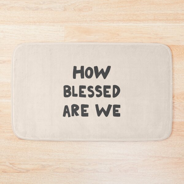 Item preview, How Blessed Are We: Minimalistic Christian Bible Study Typography Art designed and sold by oneofthesedayys.
