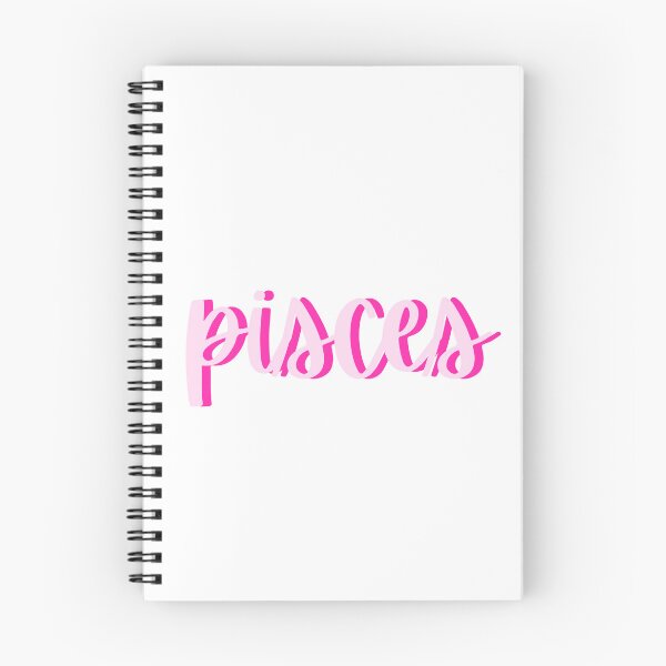 Item preview, pink text Pisces designed and sold by Julia's Cozy Corner.