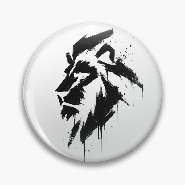 Item preview, Majestic Lion Head Illustration designed and sold by Mystic & Celestial Art.