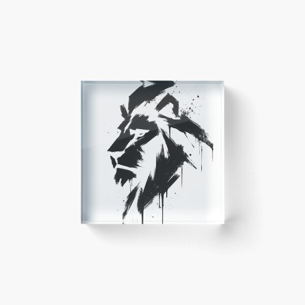Item preview, Majestic Lion Head Illustration designed and sold by Mystic & Celestial Art.
