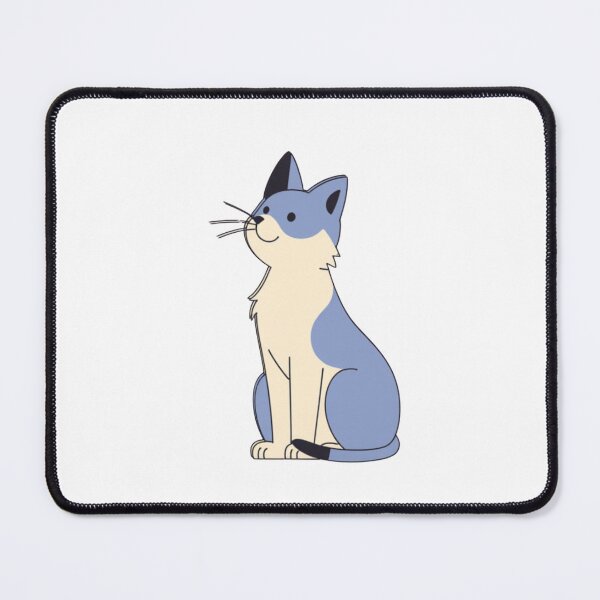 Item preview, Cute Blue Cat Cartoon Illustration designed and sold by WISDOMCHARLES.