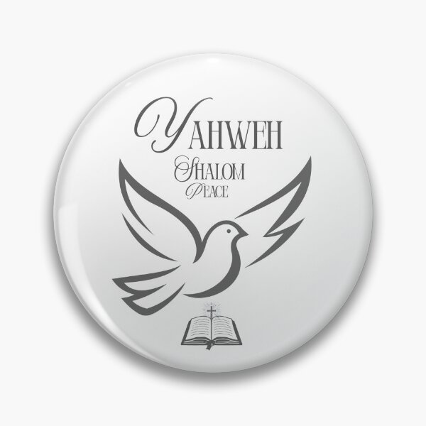 Item preview, Yahweh Shalom God Of Peace (grey) designed and sold by BOCFaithWear.